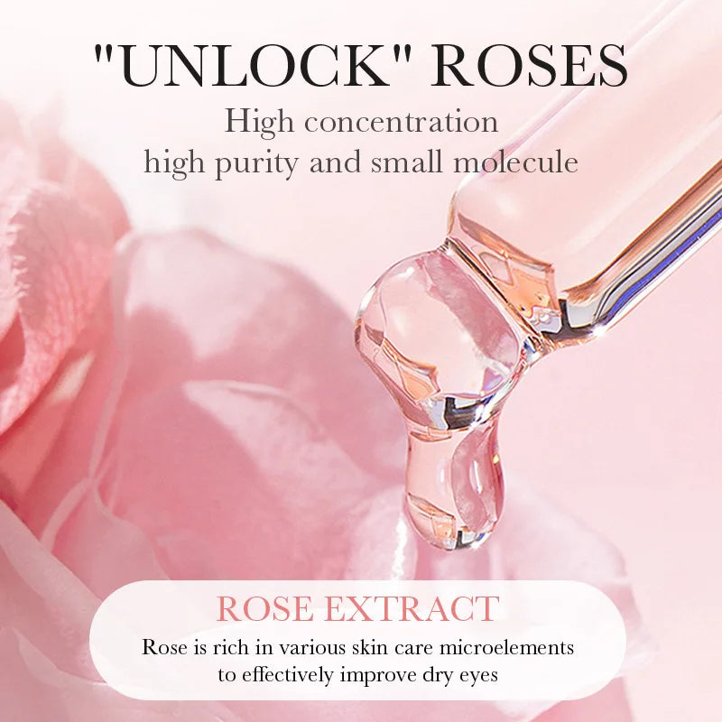 60 Premium Rose Hyaluronic Acid Eye Masks - 60 Pcs Anti-Wrinkle, Dark Circle & Eye Bag Treatment for Ultimate Moisturizing and Firming Skin Care
